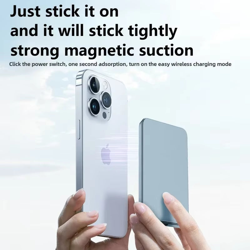 3-In-1 10000Mah Thin Magnetic Wireless Powerbank 20W Fast Charging Portable Mobile Phone External Battery Specifical for Iphone